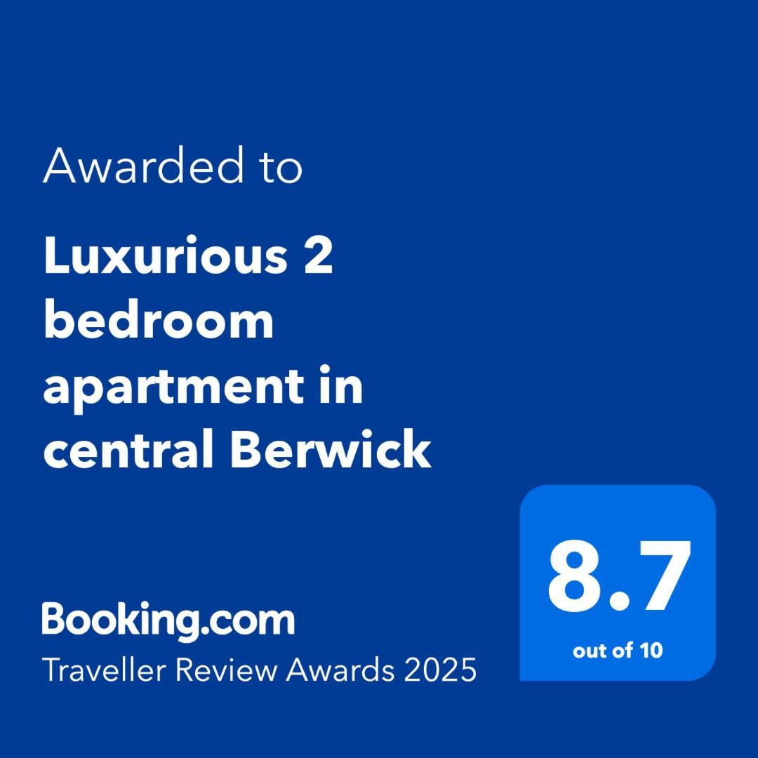 Luxurious 2 Bedroom Apartment In Central Berwick Exteriör bild
